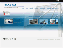 Tablet Screenshot of blastal.com
